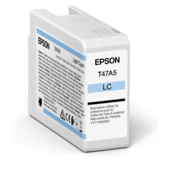 EPSON SINGLEPACK LIGHT CYAN T47A5 50 ML C13T47A500