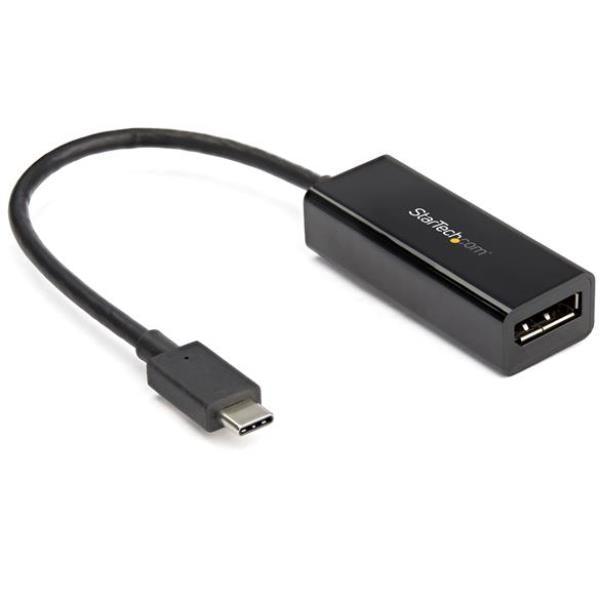 StarTech.com Adattatore da USB C a DisplayPort - Convertitore video USB tipo C a DP 1.4 Alt Mode - 8K/5K/4K - HBR3/DSC/HDR - Adattatore per monitor DisplayPort compatibile con Thunderbolt 3 8K 60Hz