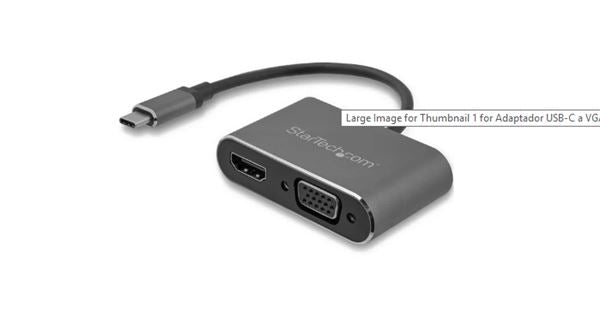 STARTECH ADATTATORE USB-C A VGA + HDMI CDP2HDVGA