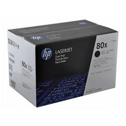 HP Confezione da 2 cartucce originali Toner nero ad alta capacità LaserJet 80X