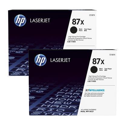 HP Confezione da 2 cartucce toner nero originale ad alta capacità LaserJet 87X