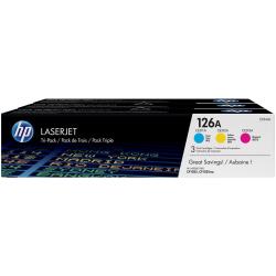 HP 126A COLOR TRI-PACK LASERJET TONER CF341A