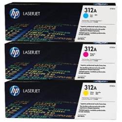 HP Cartuccia Toner ciano Tri-Pack 312A