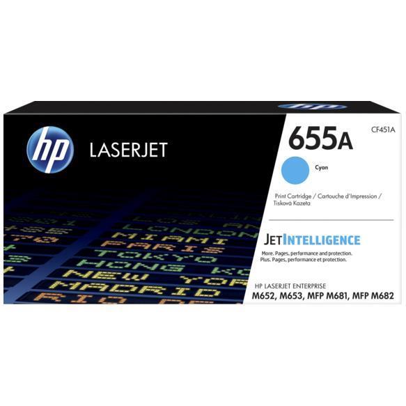 HP Cartuccia toner ciano originale LaserJet 655A