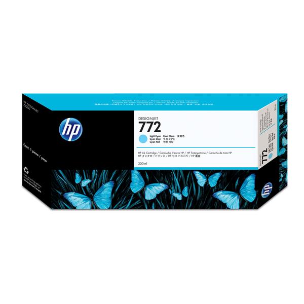 HP CART. INK 772  300 MLCIANO CHIARO CN632A