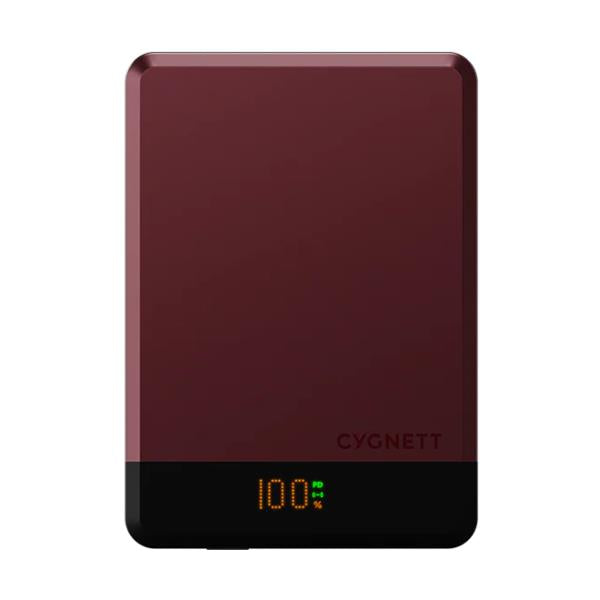 CYGNETT MAGSLIM 5K POWER BANK - CHERRY CY5644PBCHE