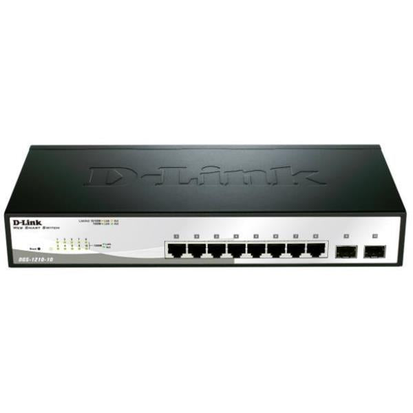 D-LINK SWITCH 10 PT GIGABIT +2 SFP POR DGS-1210-10