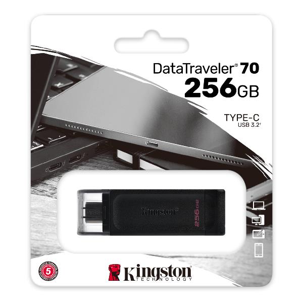 Kingston Technology DataTraveler 256GB USB-C 3.2 Gen 1 70