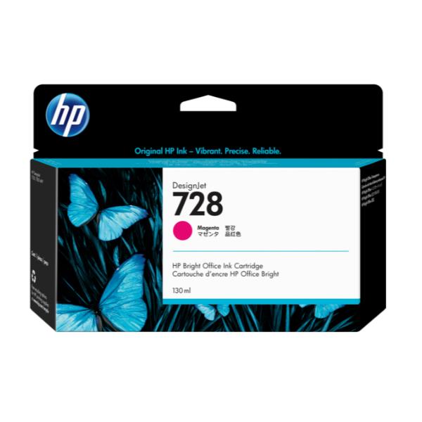 HP Cartuccia inchiostro magenta DesignJet 728, 130 ml