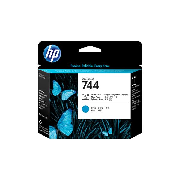HP TESTINA  744 NERO FOTO+CIANO F9J86A