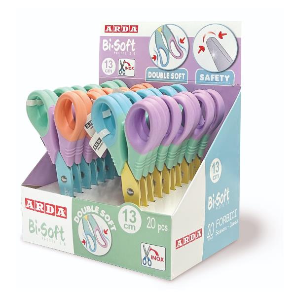 ARDA ESP20 FORBICEBISOFT 13CM KEEPPASTEL FB1316SF