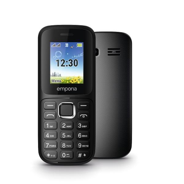 Emporia emporia313 4,5 cm (1.77") 64,6 g Nero Telefono per anziani