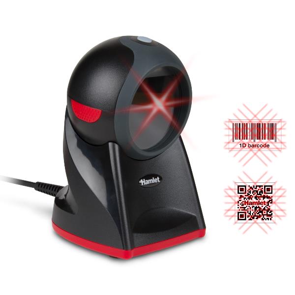 HAMLET BARCODE SCANNER 2D LETTURA AUTOM. HBCS-2D360