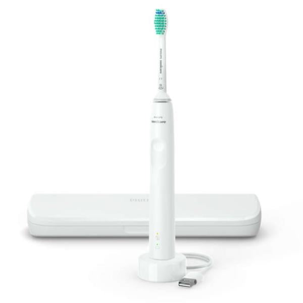 PHILIPS SPAZZ SERIE 3000 BIANCO+CUSTODIA HX3673/13