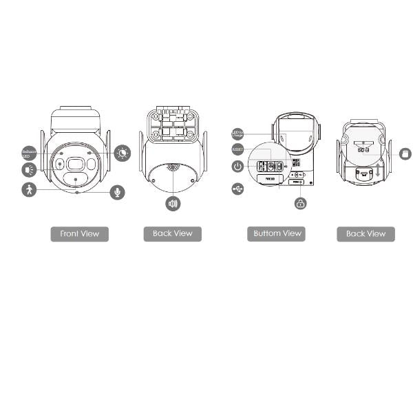 IMOU PTZ WI-FI FULL-COLOR 3 MP 2.8 MM IR IPC-K9ECP-3T0WE/FSP12-TYPEC