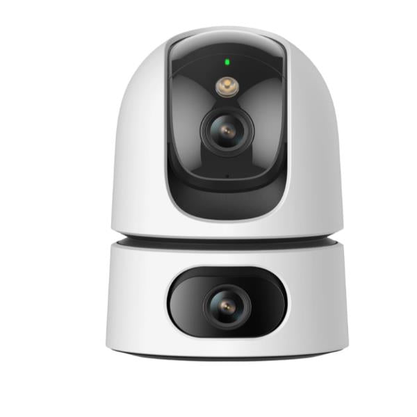 Imou mou Ranger DUAL 10MP (5MP+5MP) Telecamera WiFi Interno con Doppia Lente, 360°PTZ Telecamera da Interno, Rilevamento Umano, Tracciamento Intelligente, Visione Notturna a Colori, Modalità Privata 2,4ghz