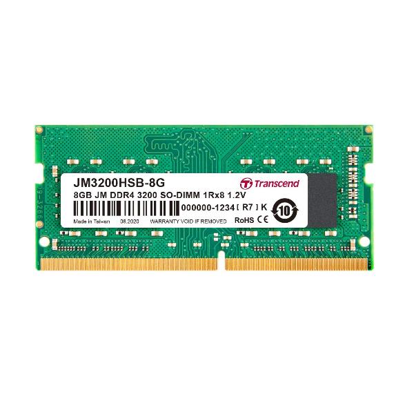 TRANSCEND 8GB JM DDR4 3200 SO-DIMM JM3200HSB-8G