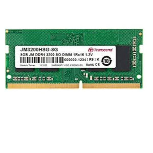 TRANSCEND 8GB JM DDR4 3200 SO-DIMM 1RX16 1.2V JM3200HSG-8G