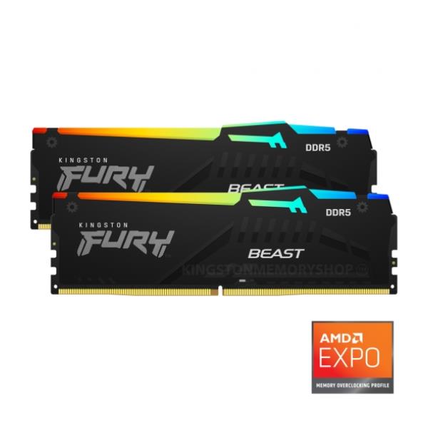 KINGSTON 32GB 5600 DDR5 CL36 DIMM K2 F.B.RGB KF556C36BBEAK2-32