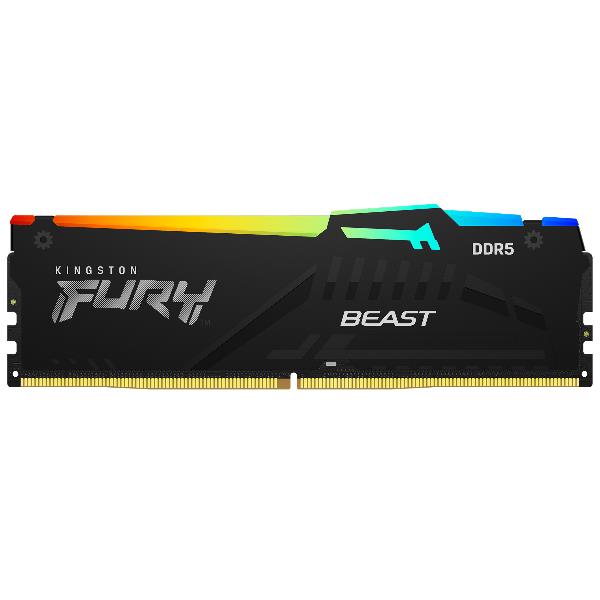 KINGSTON 32G 6000 DDR5 K2 FURY BEAST RGB XMP KF560C30BBAK2-32