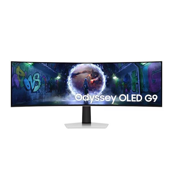 Samsung G93SD Monitor PC 124,5 cm (49") 5120 x 1440 Pixel Dual QHD OLED Argento