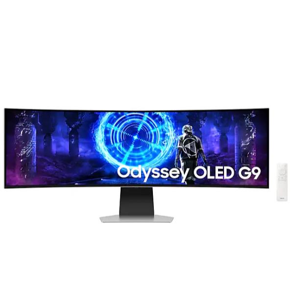 Samsung S49DG950SU Monitor PC 124,5 cm (49") 5120 x 1440 Pixel Dual QHD OLED Argento