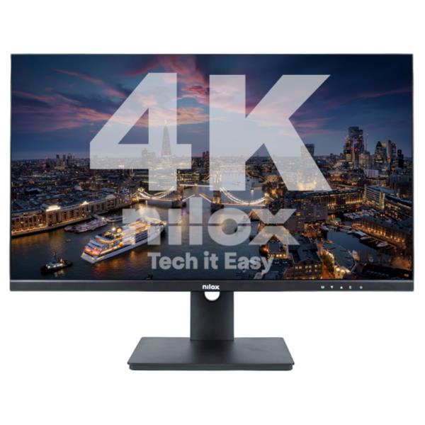 Nilox MONITOR 27" NXM274KD11 IPS 4K 350 2HDMI DP USB 5MS Monitor PC 68,6 cm (27") 3840 x 2160 Pixel 4K Ultra HD LED