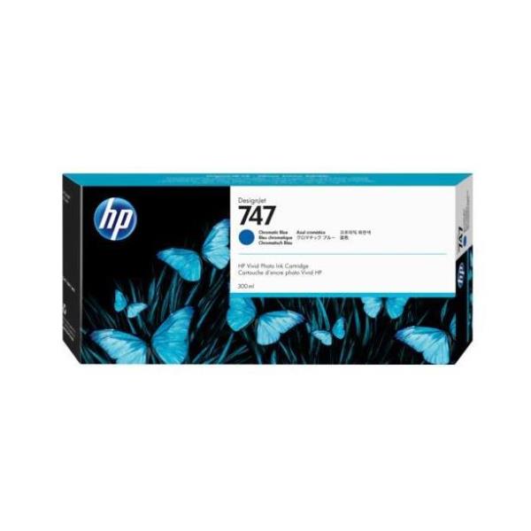 HP 747 300-ML CHROMATIC BLUE INK P2V85A