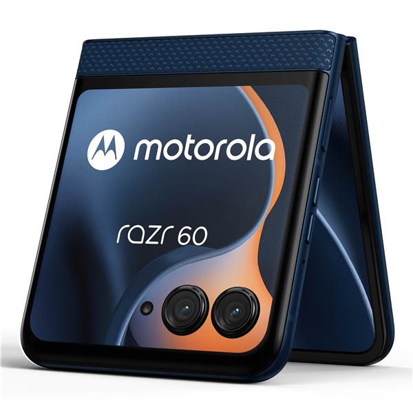 Motorola razr 60 con Moto AI (8/256 GB, 50MP OIS + 13MP, selfie 32MP, display esterno 3.63", interno 6.9" pOLED 120Hz, MediaTek Dimensity 25M, 4500mAh, 5G, Dual SIM, Android 15) PANTONE Gibraltar Sea