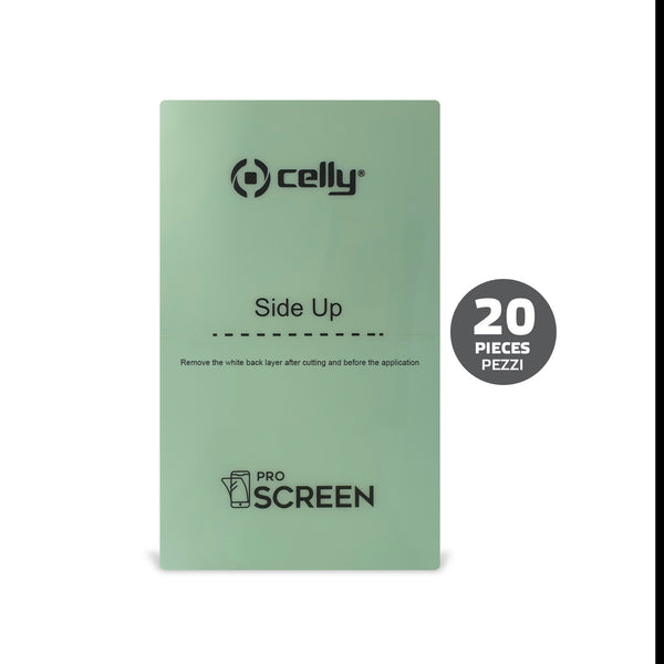 Celly PROFILM20 protezione per lo schermo e il retro dei telefoni cellulari Pellicola proteggischermo trasparente Universale 20 pz
