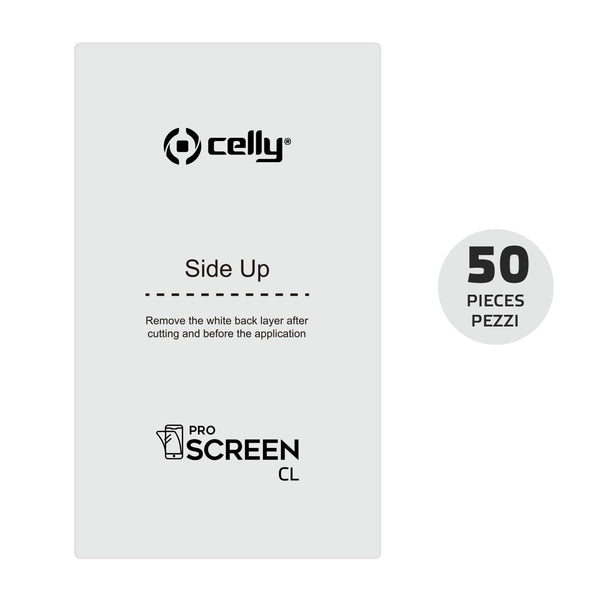 Celly Pro Screen Pellicola proteggischermo trasparente Universale 50 pz