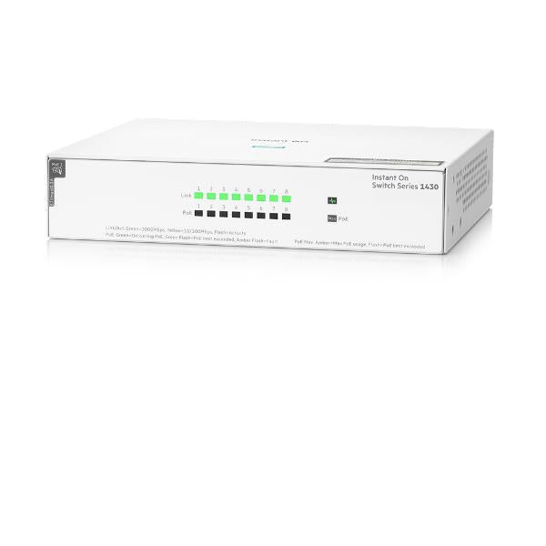 HPE NW INSTANT ON 1430 8P GB POE R8R46A#ABB