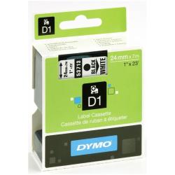DYMO NASTRO D1 24MMX7M NERO/BIANCO S0720930A