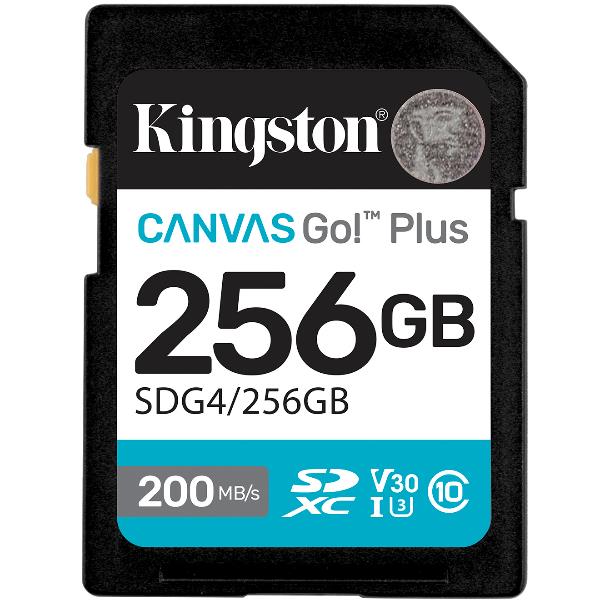 KINGSTON 256GB SDXC CANVAS GO PLUS GEN4 SDG4/256GB