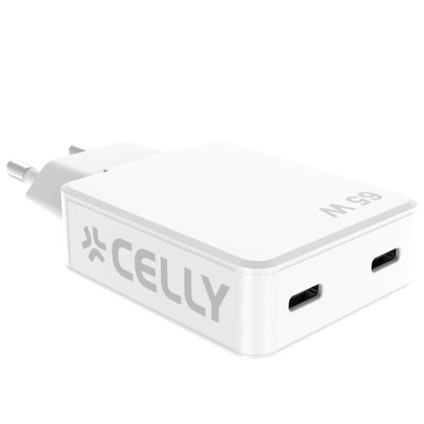 CELLY SLIMTC 2 USB-C 65W SLIMTC2C65WWH