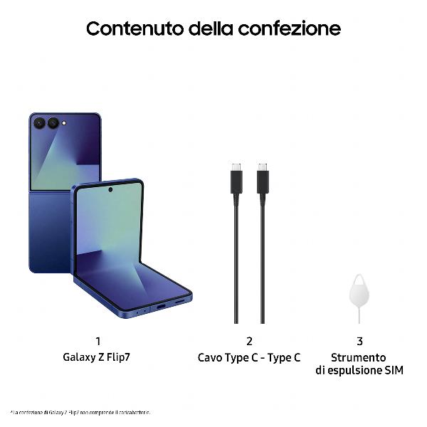 SAMSUNG GALAXY Z FLIP7 12+512GB BLUE SM-F766BDBHEUE