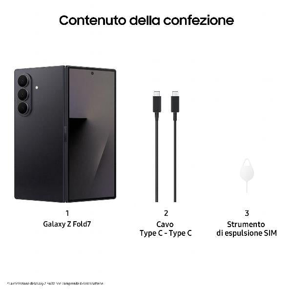 SAMSUNG GALAXY Z FOLD7 12+256GB BLACK SM-F966BZKBEUE