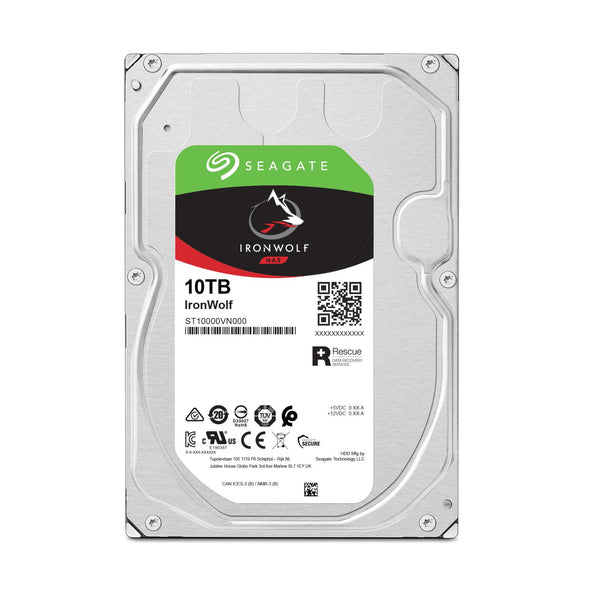 SEAGATE IRONWOLF 10TB SATA3 3.5 7200RPM CMR ST10000VN000