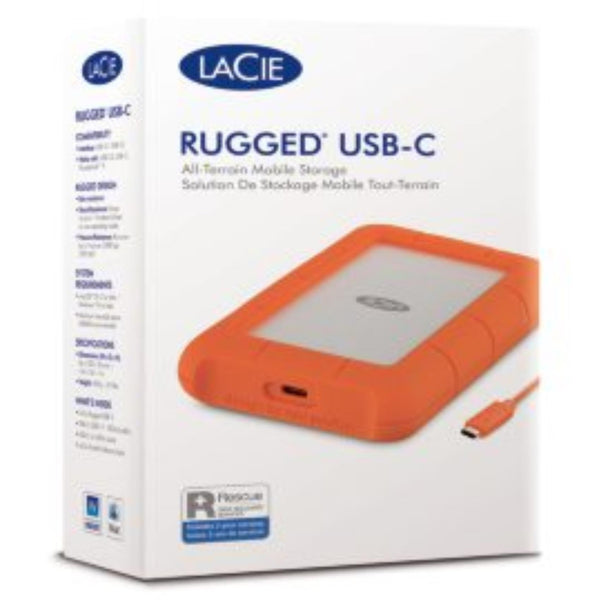 SEAGATE 5TB LACIE RUGGED HDD USB-C STFR5000800