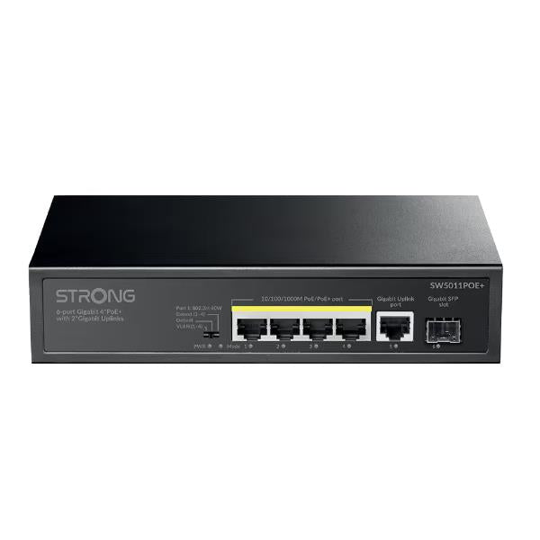 STRONG SWITCH POE 4 PORTE GIGABIT SW5011POE+