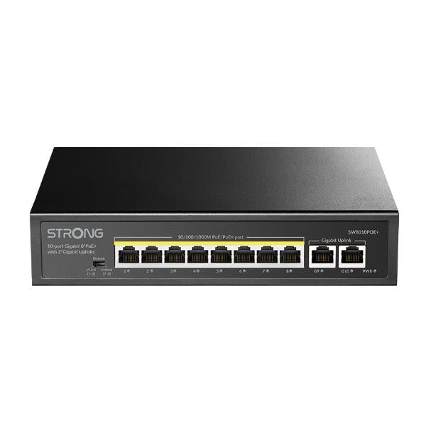 STRONG SWITCH POE 8 PORTE GIGABIT SW8010POEP