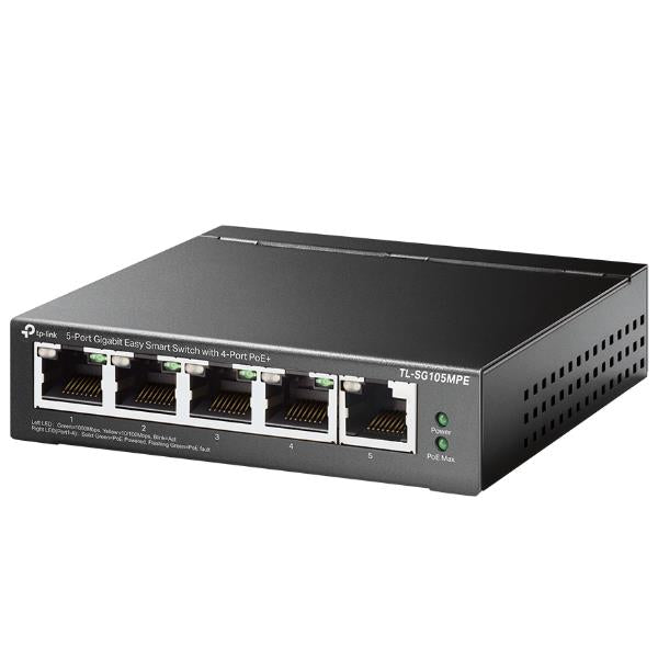 TP-LINK 5P SMART SWITCH POE TL-SG105MPE