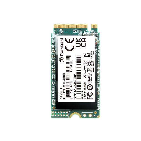 TRANSCEND 512GB M2 2242 PCIEGEN3X4 NVME 3DTLC TS512GMTE400S