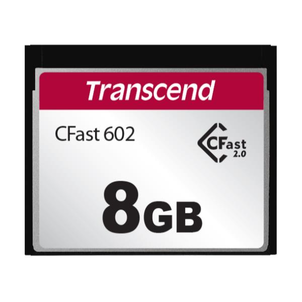 TRANSCEND 8GB  CFAST CARD  SATA3  MLC   WD-15 TS8GCFX602