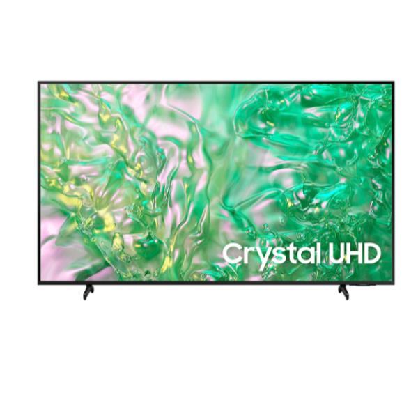 Samsung TV Crystal UHD 4K 55” UE55DU8070UXZT Smart TV Wi-Fi Black 2024, Processore Crystal 4K, 4K Upscaling, AirSlim Design, OTS Lite