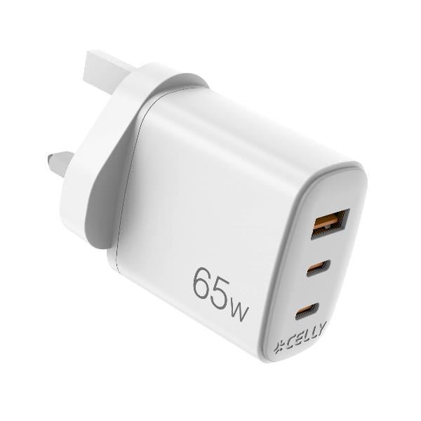 CELLY UP TC 1 USB-A 2 USB-C 65W UK UPTC1A2C65WUK