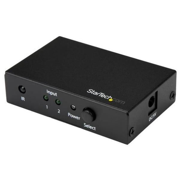 STARTECH SWITCH HDMI A 2 PORTE 4K 60HZ VS221HD20