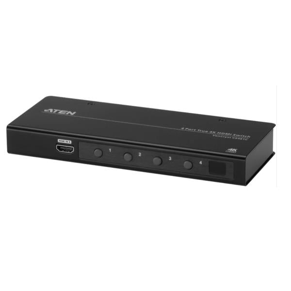 ATEN 4-PORT TRUE 4K HDMI SWITCH WITH IR VS481C-AT-G