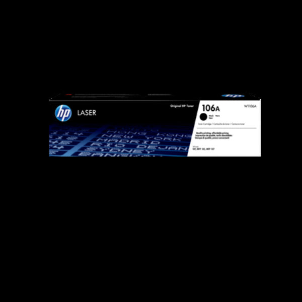 HP 106A BLACK ORIGINAL LASER TONER W1106A