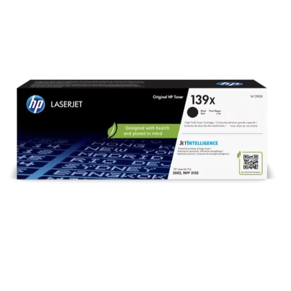 HP TONER NERO ORIGINALE  139X W1390X